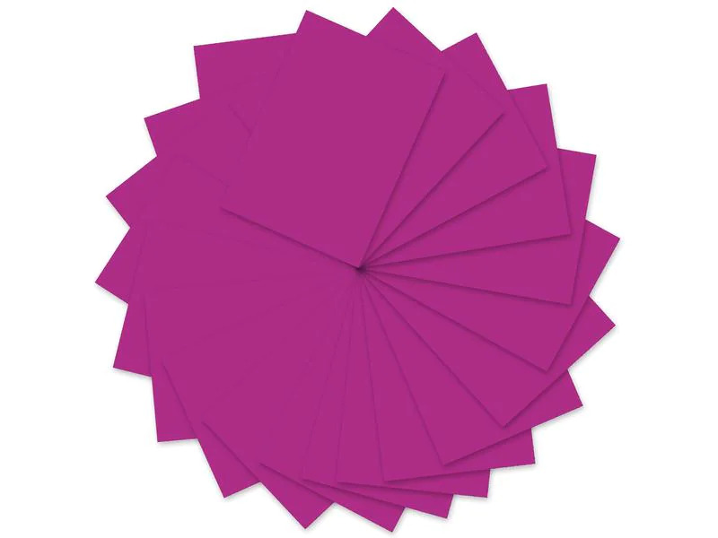URSUS Tonzeichenpapier A4, 130 g/m², 100 Blatt, Pink