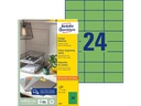 Avery Zweckform Universal-Etiketten 3450 70 x 37 mm, Grün