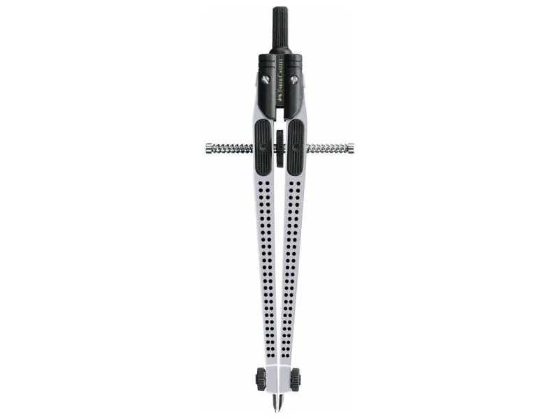 Faber-Castell Zirkel GRIP 2001 Silber