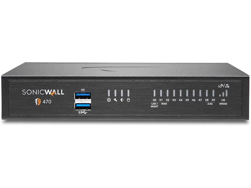 SonicWall Firewall TZ-470 TotalSecure Essential Appliance, w/EPSS, 1yr