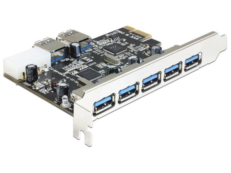 Delock PCI-Express-Karte 89355 USB 3.0 - 5x extern + 2x intern