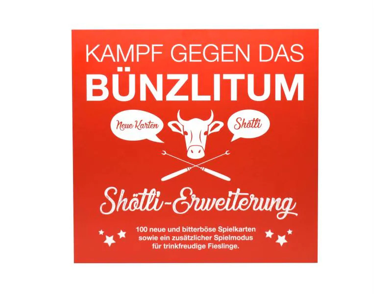 Kampfhummel Partyspiel Kampf gegen das Bünzlitum: Shötli-Erweiterung