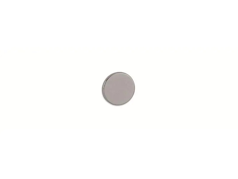 Maul Haftmagnet Neodym Ø 10 x 1 mm Silber, 10 Stück