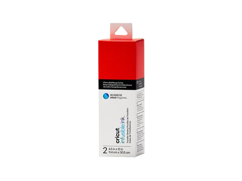 Cricut Aufbügelfolie Joy Infusible Ink 2 Stück, Rot