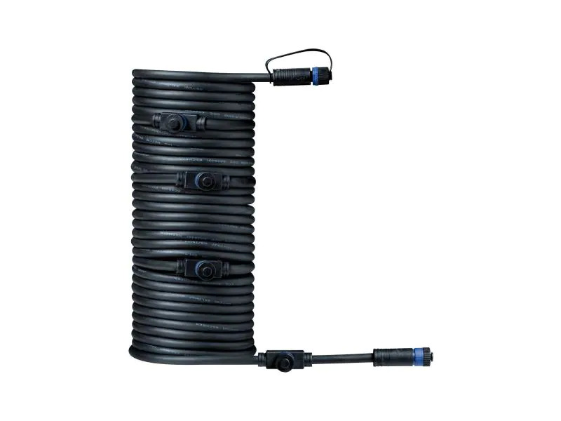 Paulmann Verbindungskabel Plug &amp; Shine 10 m mit 5 Anschlussbuchen