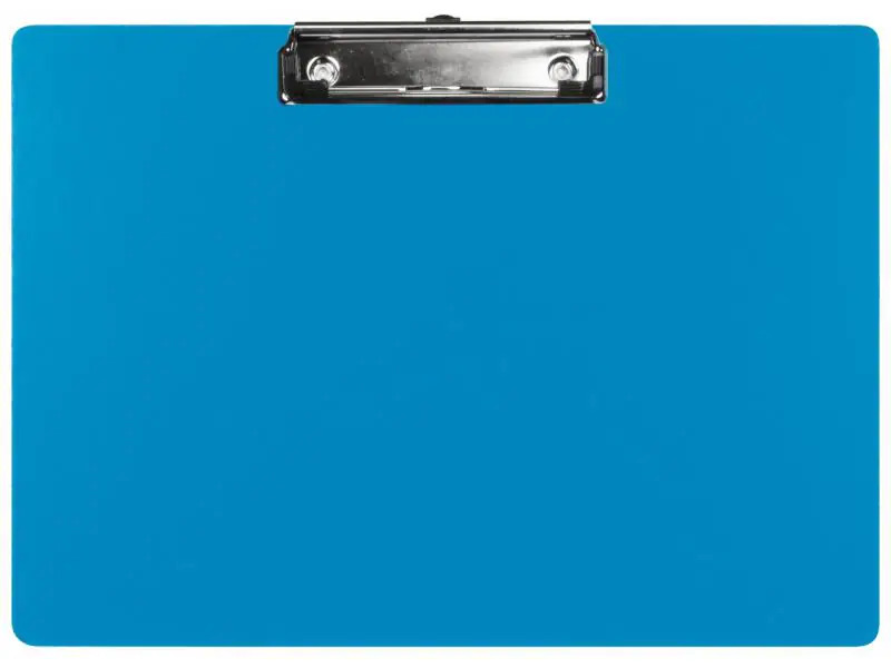 Biella Dokumentenhalter A4 Scripla quer Blau mit Klemm-Mechanik