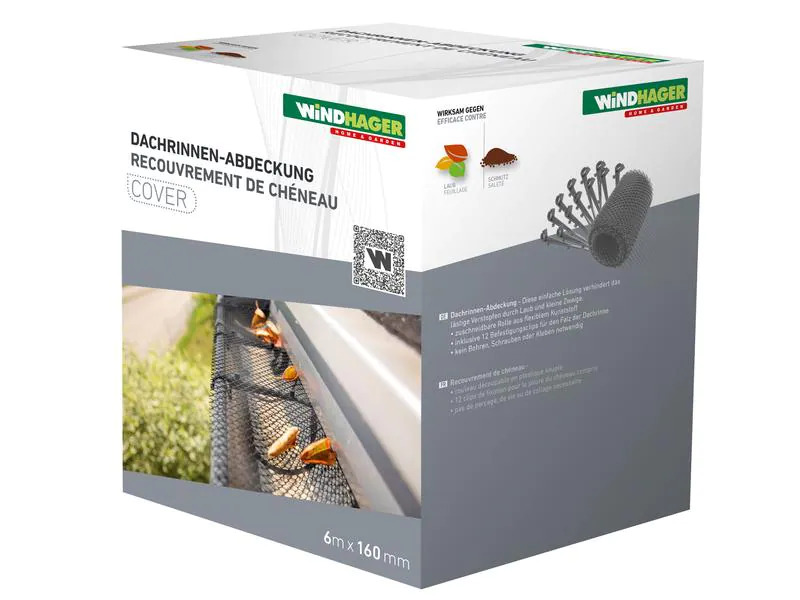 Windhager Dachrinnenschutz Wave