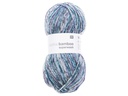 Rico Design Wolle Bamboo für Socken 4-fädig, 100 g, Grau; Blau