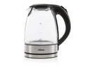 Tristar Wasserkocher WK-3377 1.7 l, Silber/Transparent