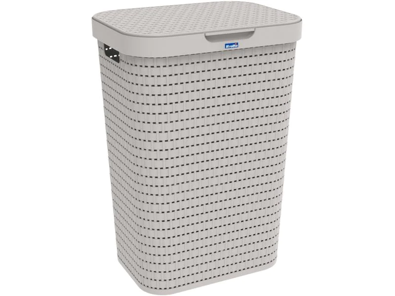 Rotho Wäschesammler Country 55 l, Beige