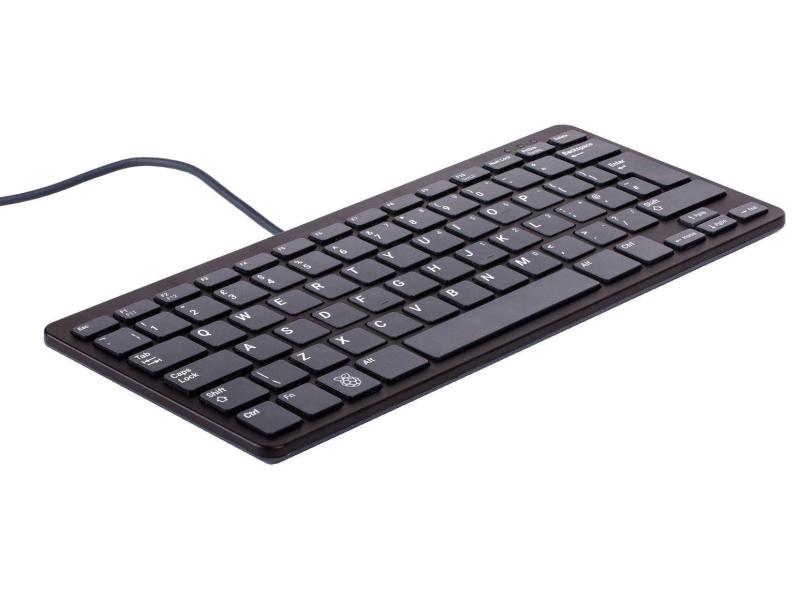 Raspberry Pi Tastatur DE Schwarz/Grau