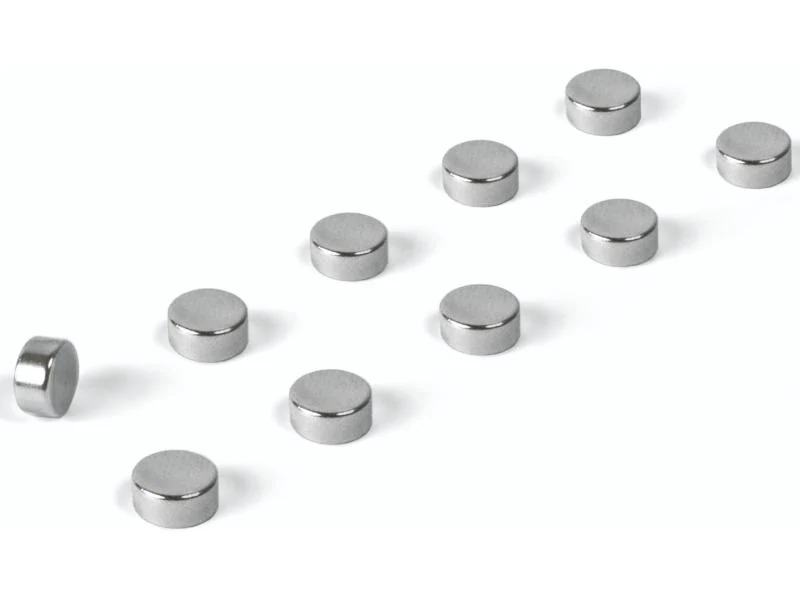 Trendform Haftmagnet STEELY Silber, 10 Stück