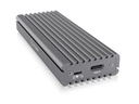 ICY BOX Externes Gehäuse IB-1817M-C31 M.2 NVMe anthrazit