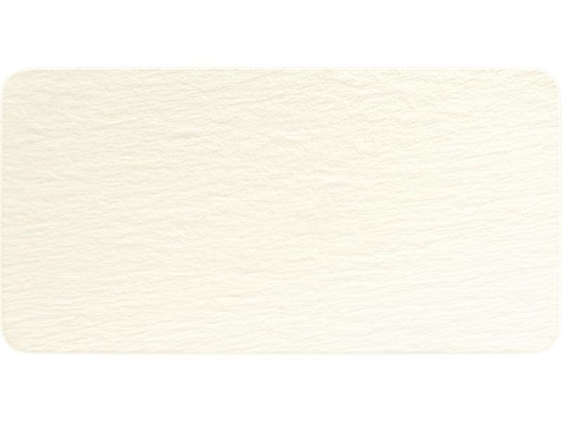 Villeroy &amp; Boch Servierplatte Manufacture Rock Rechteckig, Weiss