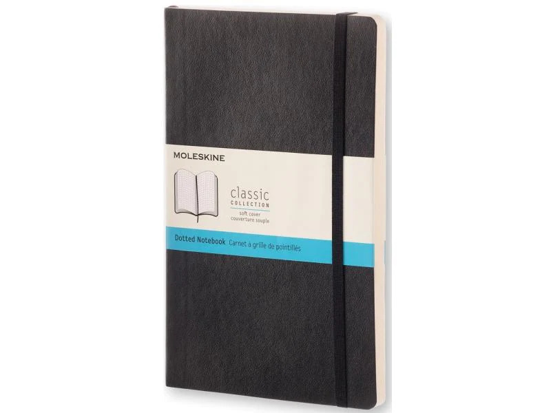 Moleskine Notizbuch Classic A5 Dot, Schwarz, 192 Seiten