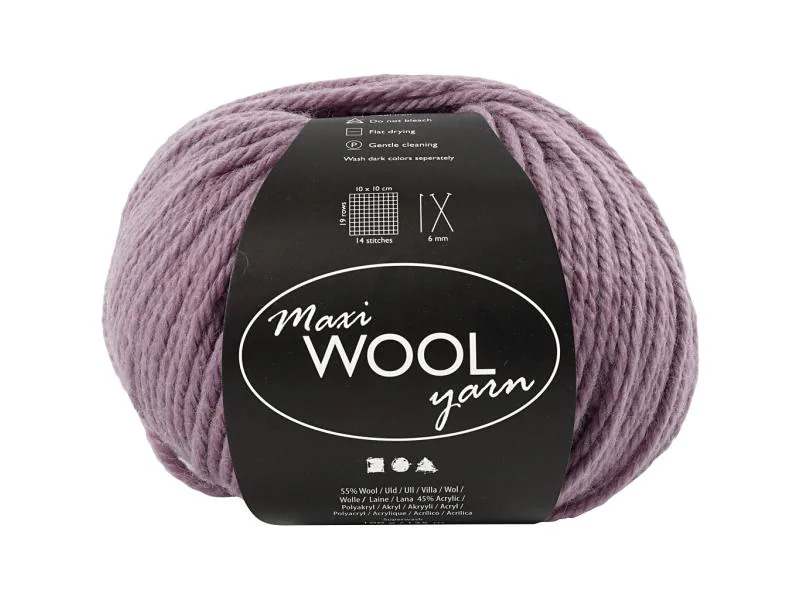Creativ Company Wolle 100 g Lavendel