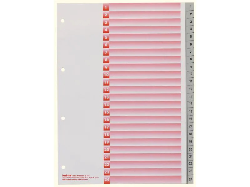 Kolma Register A4 KolmaFlex 1-24