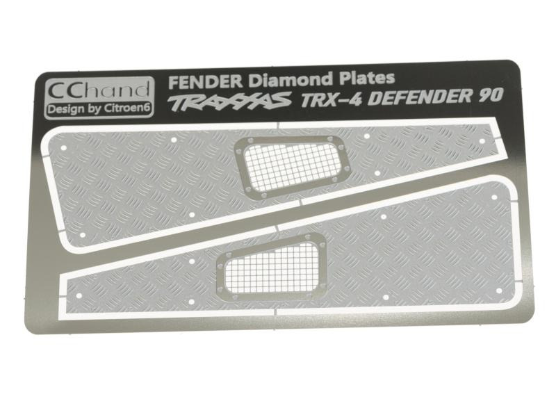 RC4WD Modellbau-Riffelblech TRX-4 Defender vorne
