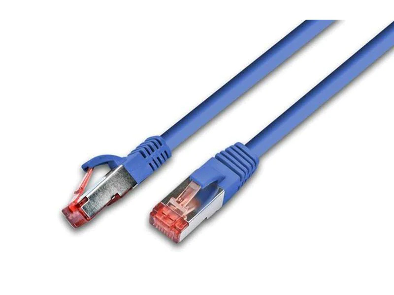 Wirewin Patchkabel RJ-45 - RJ-45, Cat 6, S/FTP, 0.25 m, Blau
