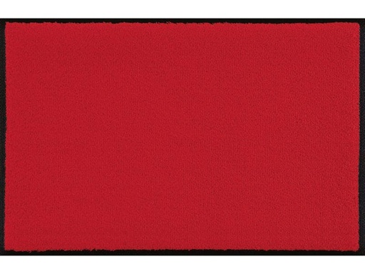 [90100061 878621] wash+dry Fussmatte Rot, 50 cm x 75 cm