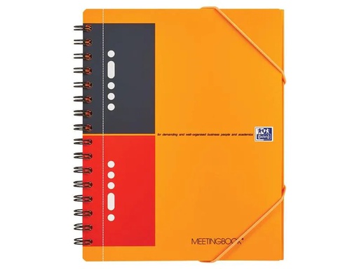 [90100118 1108946] Oxford Notizheft International Meetingbook, A5 +, Liniert, Orange