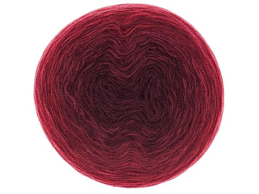 [90100158 945218] Rico Design Wolle Creative Wool Dégradé 200 g Bordeaux