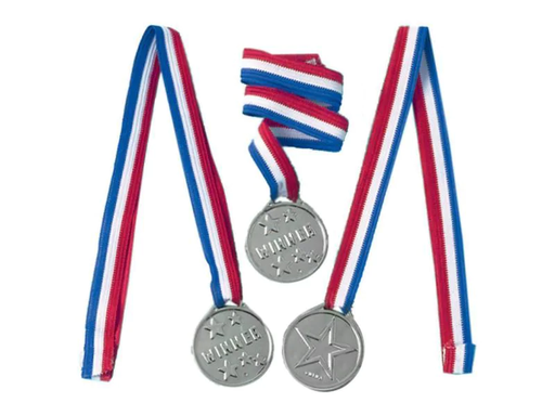 [90100266 1016134] Amscan Partyset Medaillen 12 Stück
