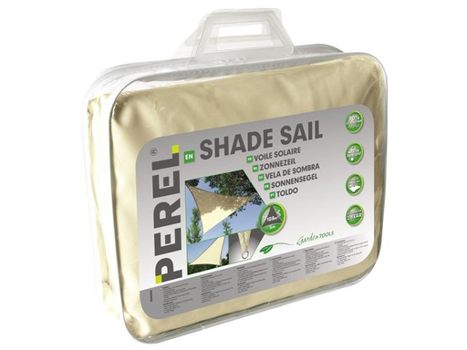 [90100320 403492] Perel Sonnensegel 500 cm, Dreieck