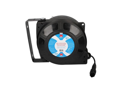 [90100384 916535] Max Hauri Kabelrückzugsrolle 20 m schwarz