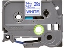 Brother Beschriftungsband TZe-253 Blau auf Weiss