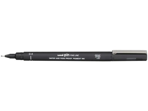 [90010025 779973] Uni Fineliner PIN 0.5 mm, Schwarz