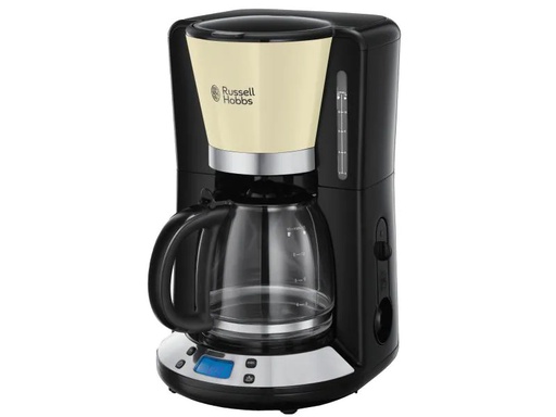 [90100477 924905] Russell Hobbs Filterkaffeemaschine Colours Plus Crème/Schwarz