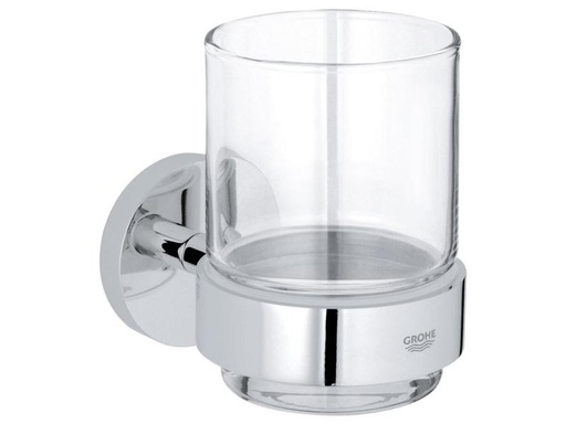 [90100496 892286] GROHE Glashalter Chrom, inkl. Glas