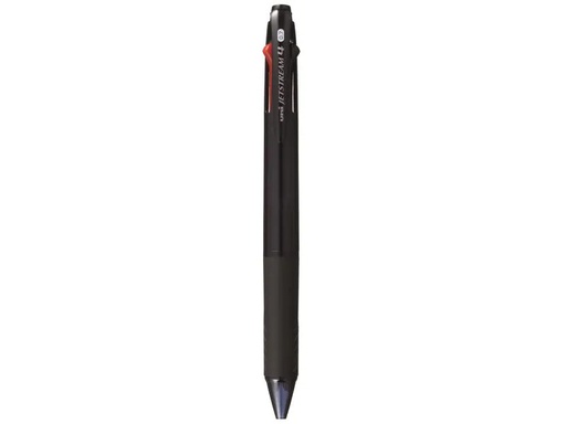 [90100506 1130835] Uni Mehrfarbenkugelschreiber Jetstream 4 colors 0.7 mm, Schwarz