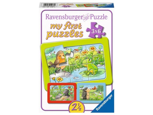 [90100517 1157531] Ravensburger Kleinkinder Puzzle Kleine Gartentiere