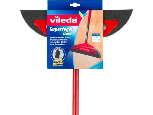 [90100569 278631] Vileda Besen Superfeger Classic mit Teleskopstiel