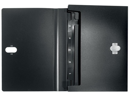 [90100664 1105151] Leitz Fächermappe Recycle A4 Schwarz