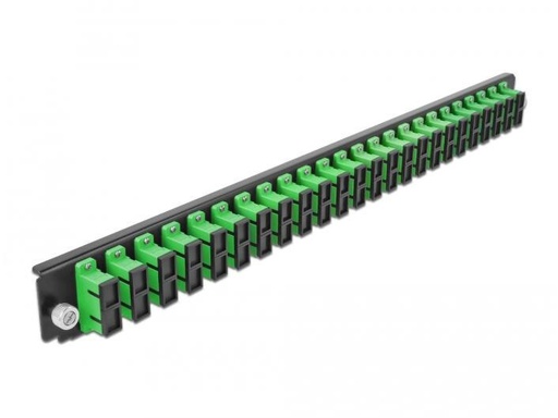 [90100691 1142983] Delock Verteilerplatte Frontblende 24 Port SC Duplex OS2 SM grün