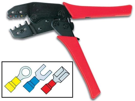 [90100708 108837] Velleman Crimpzange VTHCT 6 «FAST-ON»-STECKER