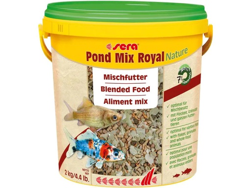 [90100754 734013] sera Teichfutter Pond Mix Royal Nature, 10 l, 2000g