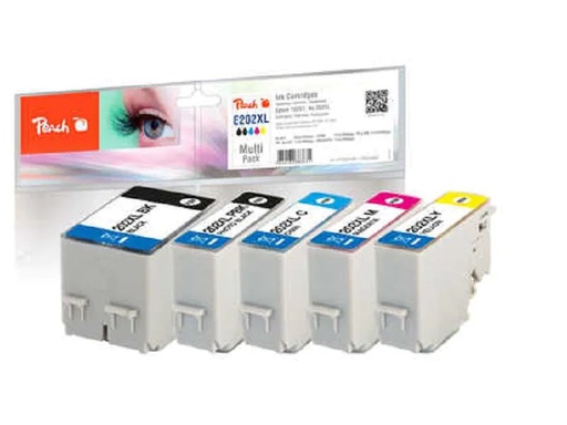 [90100784 1142531] Peach Tinte Epson  No 202XL (T02G7) 1x BK, PBK, C, M, Y