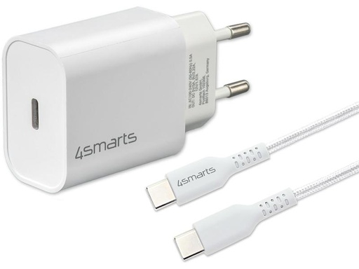 [90100855 1128668] 4smarts USB-Wandladegerät VoltPlug PD 20W + USB-C