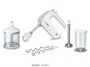 Bosch Handmixer MFQ4080 Weiss/Silber