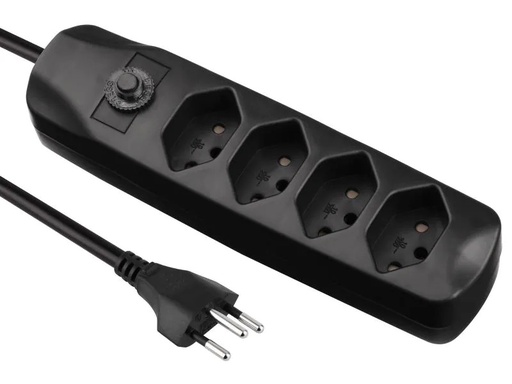 [90100882 679477] FURBER.power Steckdosenleiste mit Überlastschutz 4x T13