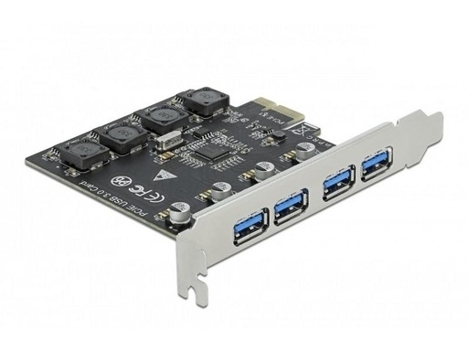 [90100906 1196548] Delock PCI-Express-Karte 90509 USB 3.0 - 4x USB-A