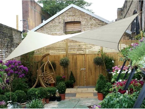 [90101036 403450] Perel Sonnensegel 360 cm, Viereck
