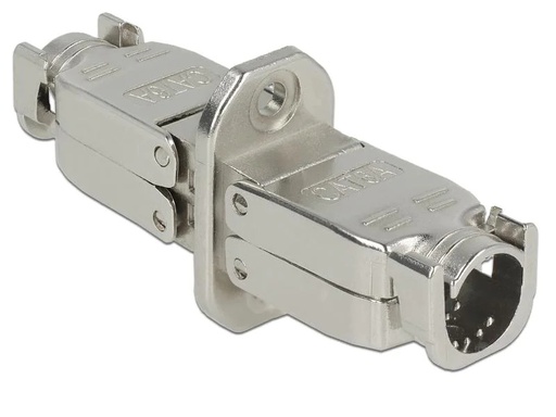 [90101096 860496] Delock Kupplung Cat.6A, STP geschirmt, werkzeugfrei, 1 Stück