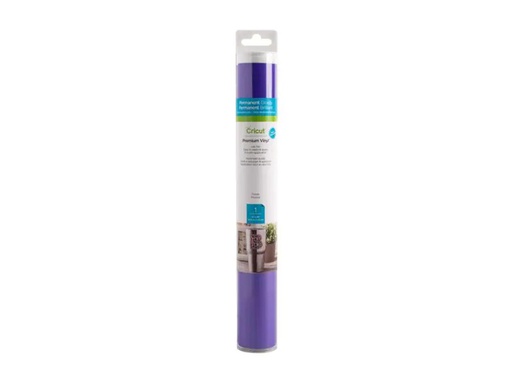 [90101233 968563] Cricut Vinylfolie Premium  Permanent 30.5 x 122 cm, Violett