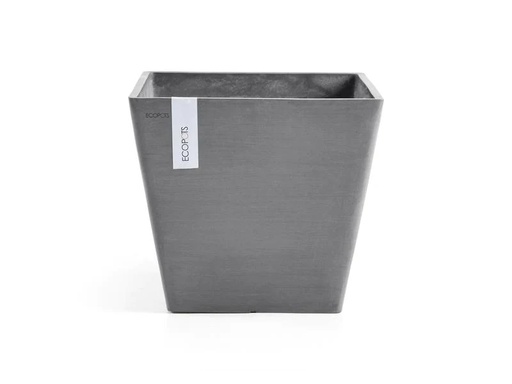 [90101260 1213482] Ecopots Pflanzentopf Rotterdam 40 Grau