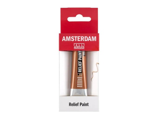 [90101325 1174082] Amsterdam Acrylfarbe Reliefpaint 811 Bronze deckend, 20 ml